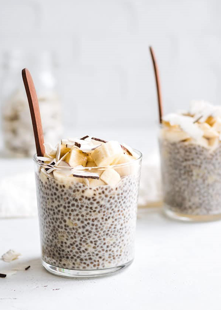 Banana Cream Pie Chia Pudding