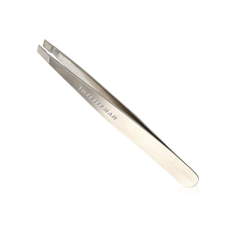 Slant Tweezer - Classic Stainless Steel