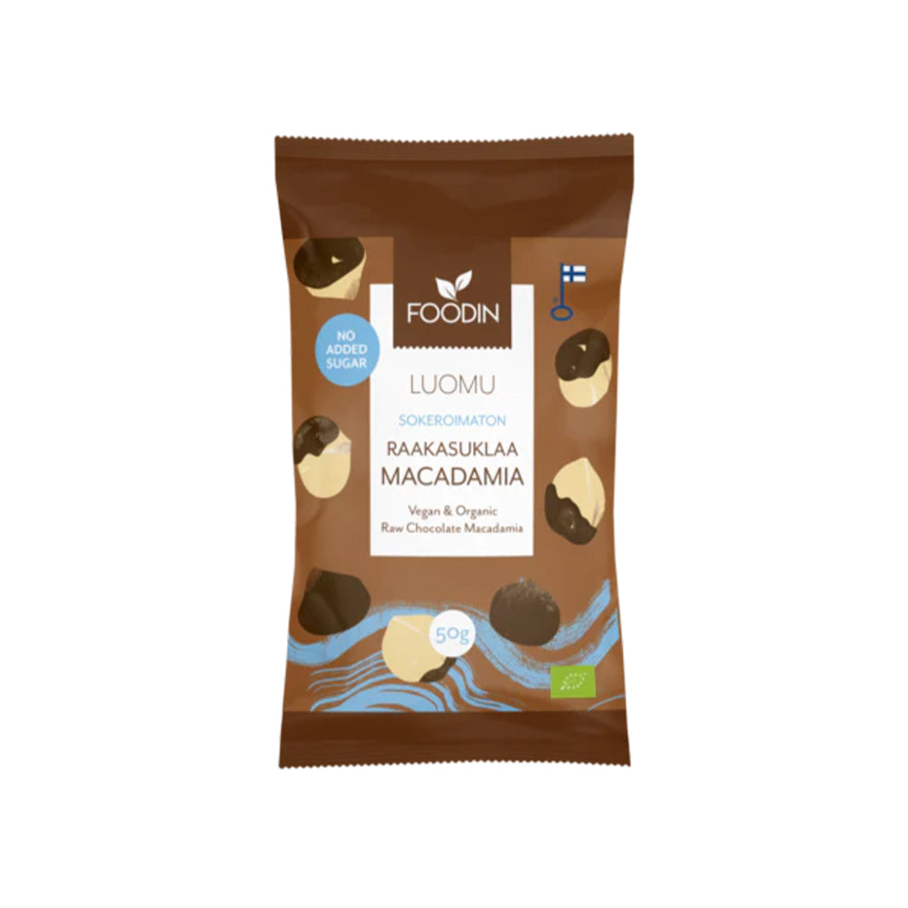 Raw Chocolate Macadamia, No Added Sugar, Organic