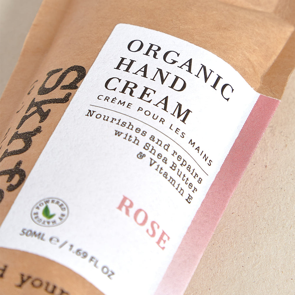 Organic Hand Cream - Rose